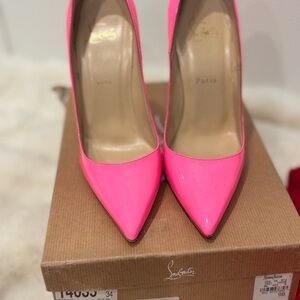 Christian Louboutin Neon Pink Heels